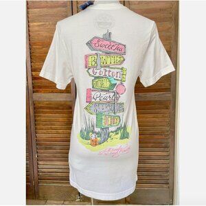 NWT! NEW LAUREN JAMES ALL ROADS LEAD SOUTH SWEET TEE T-SHIRT WOMENS SIZE XSMALL
